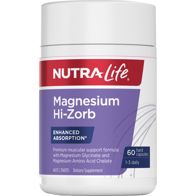 Nutra-Life Magnesium Hi-Zorb 60c
