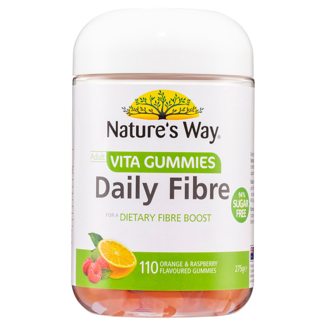 Nature's Way Adult Vita Gummies Daily Fibre 94% Sugar Free 110's