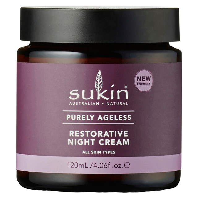 SUKIN PURELY AGELESS RESTORATIVE NIGHT CREAM 120ML