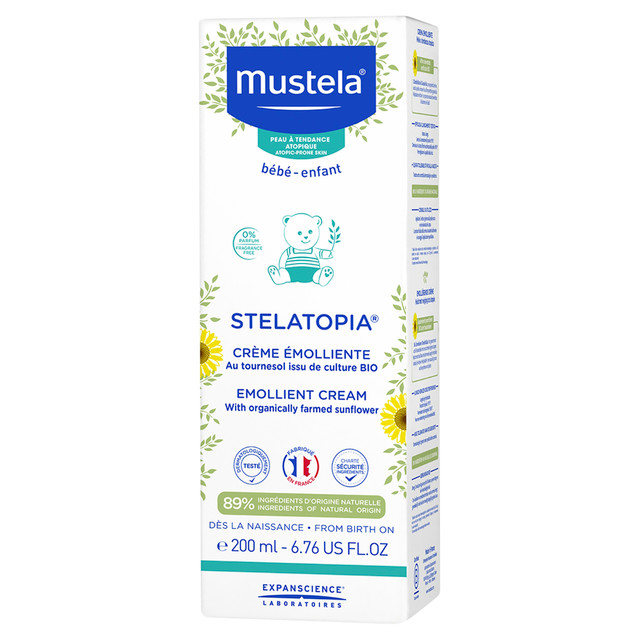 Mustela Stelatopia Emollient Cream - for eczema-prone skin - 200ml