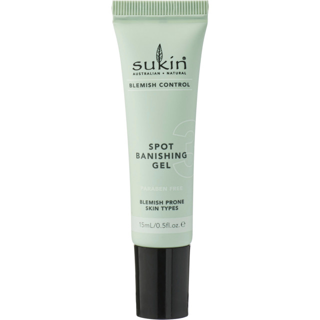 SUKIN BLEMISH CONTROL SPOT BANISHING GEL 15ML SUKIN BLEMISH CONTROL SPOT BANISHING GEL 15ML