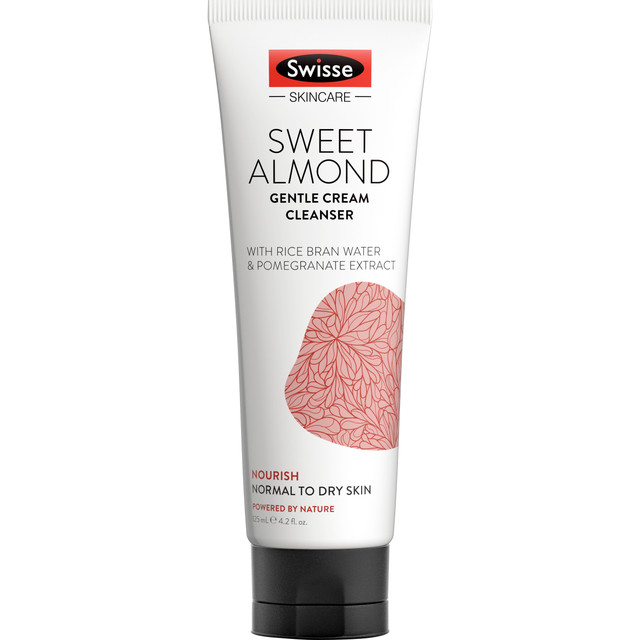 Swisse Skincare Sweet Almond Gentle Cream Cleanser 125mL