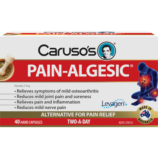 Caruso’s Pain-Algesic 40 Capsules Caruso’s Pain-Algesic 40 Capsules