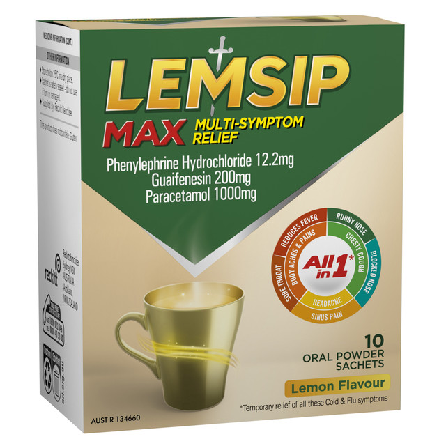Lemsip All-in-1 Lemon Hot Drink 10 Lemsip All-in-1 Lemon Hot Drink 10