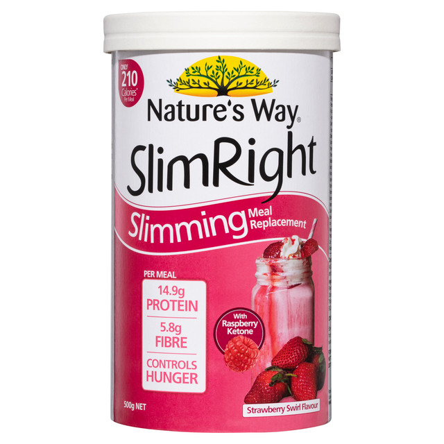 SlimRight Slimming Meal Replacement Strawberry 500g