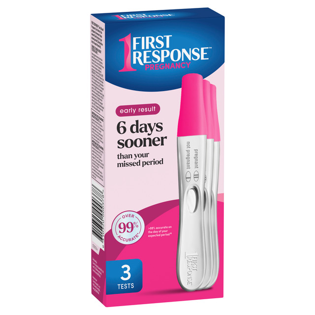 First Response Instream Pregnancy Test 3 Pack