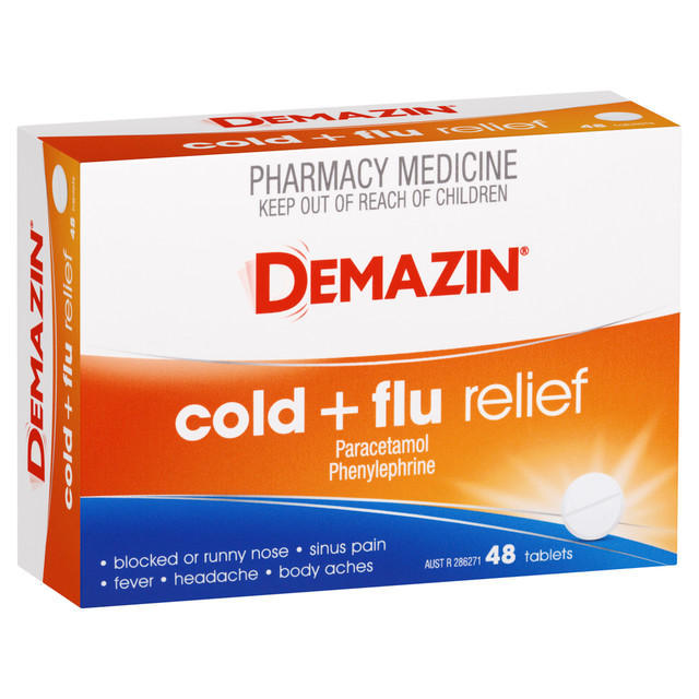 Demazin Cold & Flu Relief 48 Tablets Demazin Cold & Flu Relief 48 Tablets