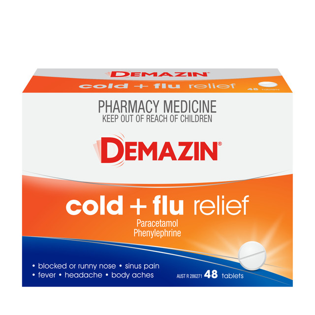 Demazin Cold & Flu Relief 48 Tablets