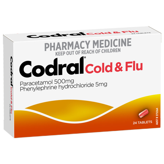 Codral Cold & Flu Tablets 24 Pack