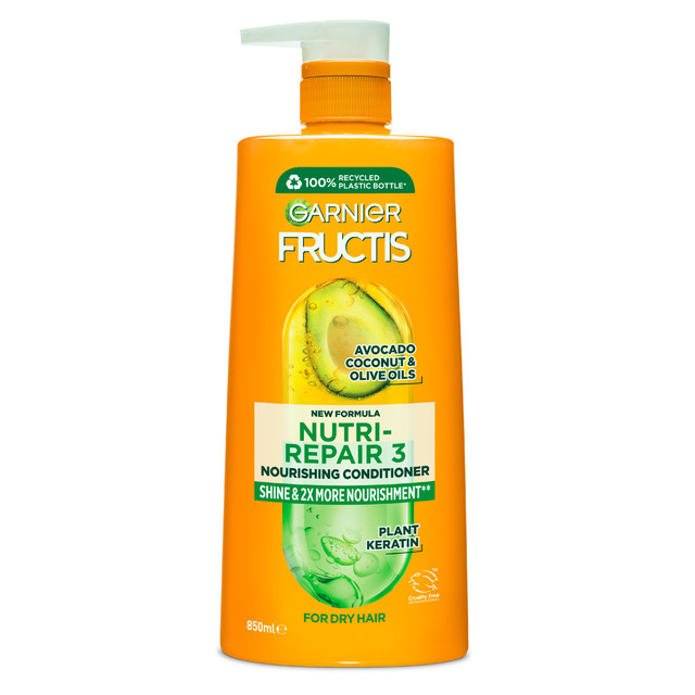 Garnier Fructis Nutri-Repair 3 Nourishing Conditioner for Dry and Damaged Hair 850ml