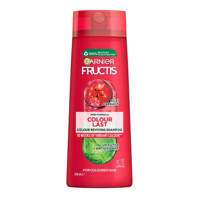 Garnier Fructis Colour Last Shampoo 315ml to Protect Coloured Hair