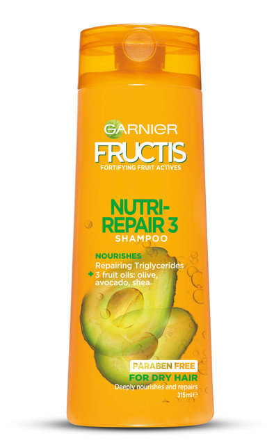 Garnier Fructis Nutri-Repair 3 Shampoo 315ml for Dry Hair