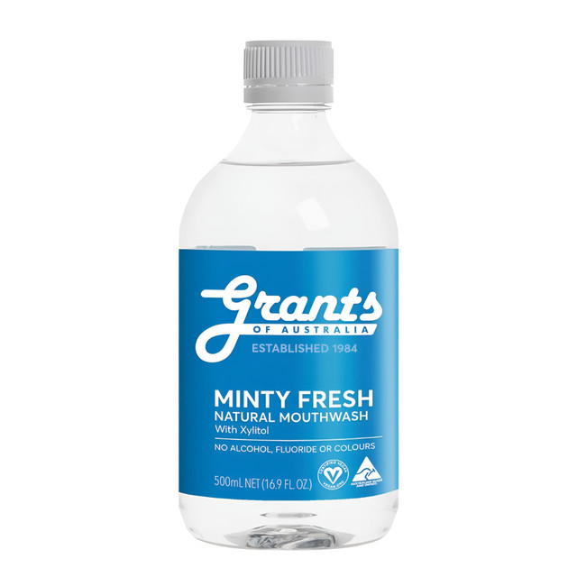 Grants Minty Fresh Natural Mouthwash 500ml