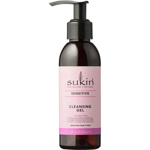 SUKIN SENSITIVE CLEANSING GEL 125ML SUKIN SENSITIVE CLEANSING GEL 125ML