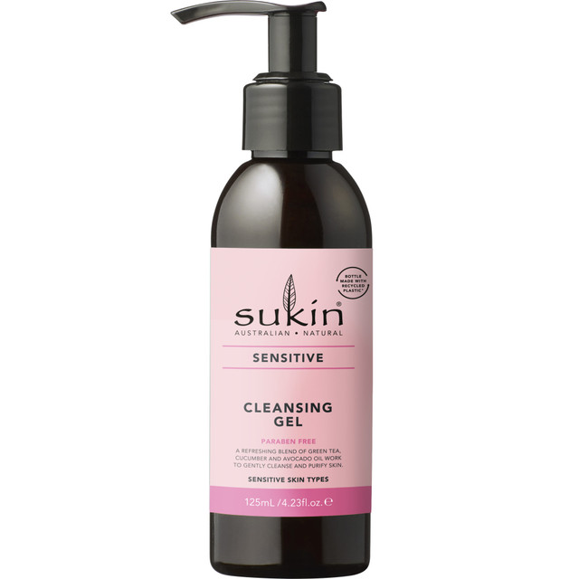 SUKIN SENSITIVE CLEANSING GEL 125ML