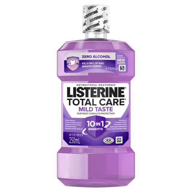 Listerine Total Care Zero Alcohol Mouthwash 250mL