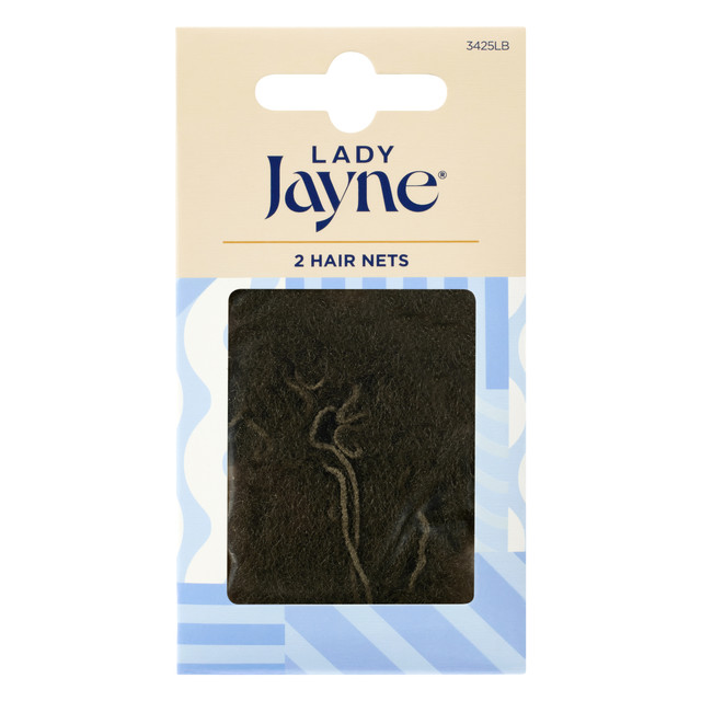 Lady Jayne Light Brown Hair Nets - 2 Pk