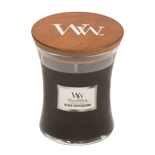 Woodwick Medium Black Peppercorn Scented Candle