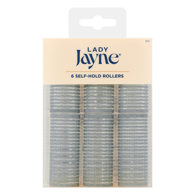 Lady Jayne Medium Self-holding Rollers - 6 Pk
