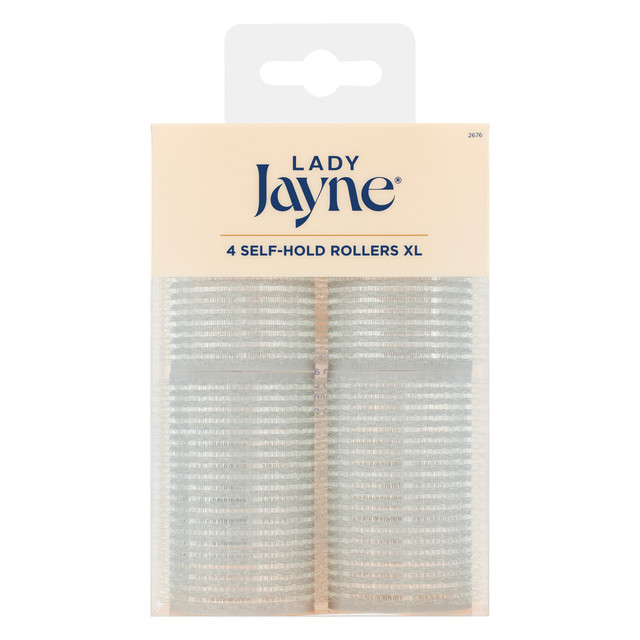 Lady Jayne Extra Large Self-holding Rollers - 4 Pk