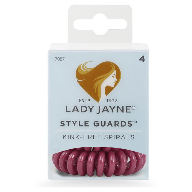 Lady Jayne Kink-Free Maroon Style Guards 4 Pack