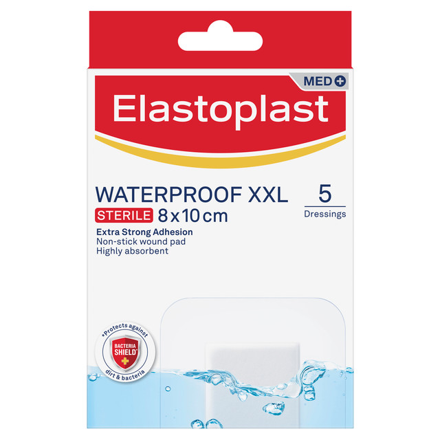 Elastoplast Waterproof XXL 5 Dressings Elastoplast Waterproof XXL 5 Dressings