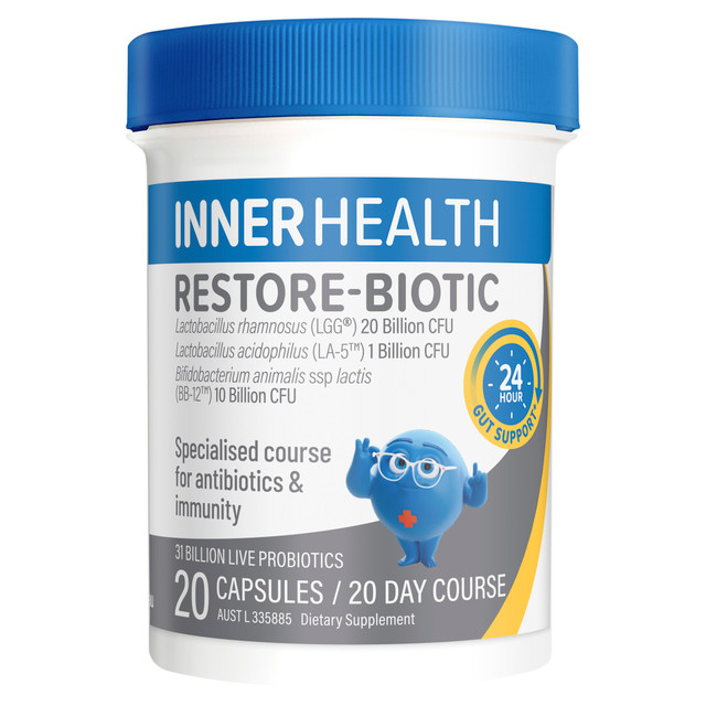 Inner Health Restore-Biotic Probiotic 20 Capsules