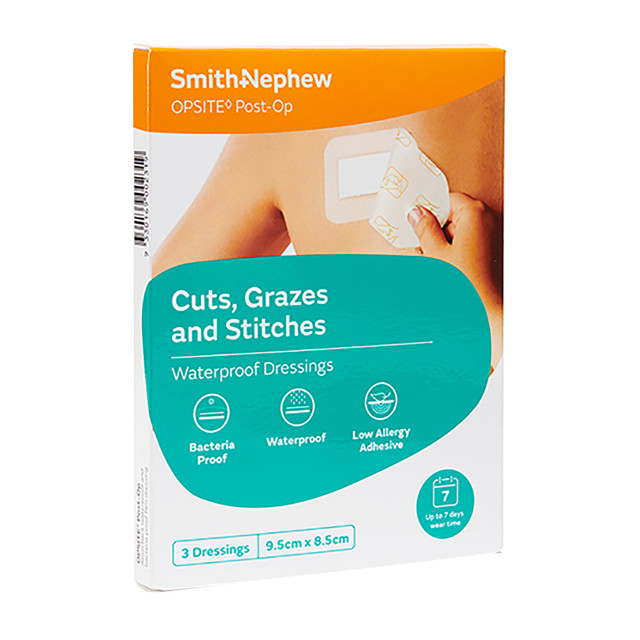 OPSITE Post-Op 9.5X8.5CM (3 Pack) OPSITE Post-Op 9.5X8.5CM (3 Pack)