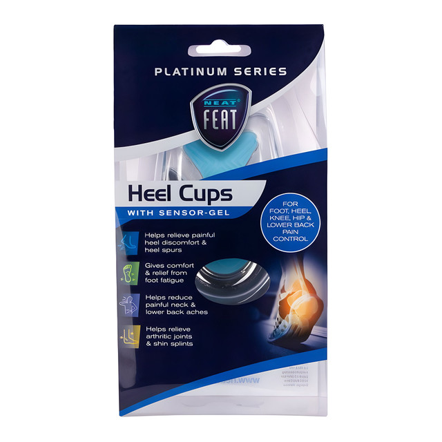 Neat Feat Orthotics Gel Heel Cups Medium Neat Feat Orthotics Gel Heel Cups Medium
