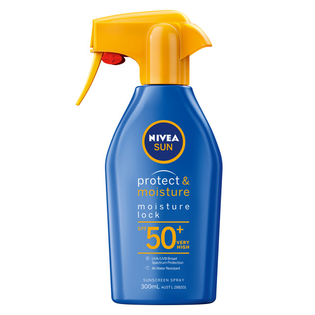 NIVEA Protect & Moisture Moisture Lock SPF50+ Sunscreen Spray NIVEA Protect & Moisture Moisture Lock SPF50+ Sunscreen Spray