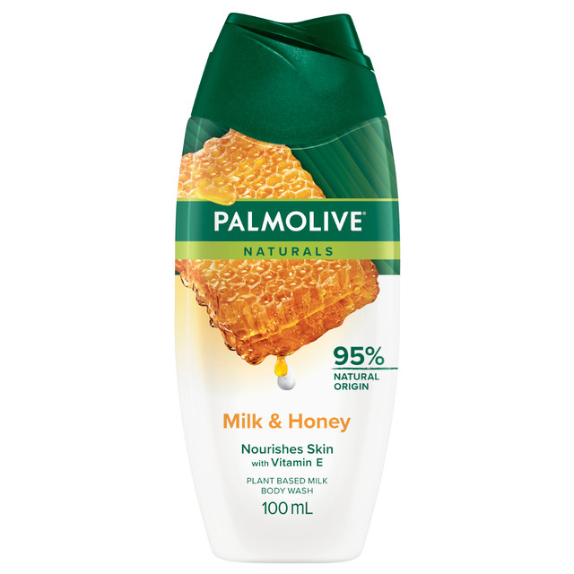 Palmolive Naturals Body Wash Milk & Honey 100ml Travel Palmolive Naturals Body Wash Milk & Honey 100ml Travel