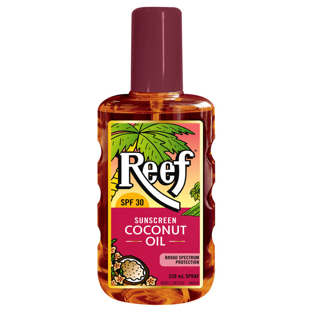 Reef Coconut Sunscreen Oil Spray SPF 30 220mL Reef Coconut Sunscreen Oil Spray SPF 30 220mL