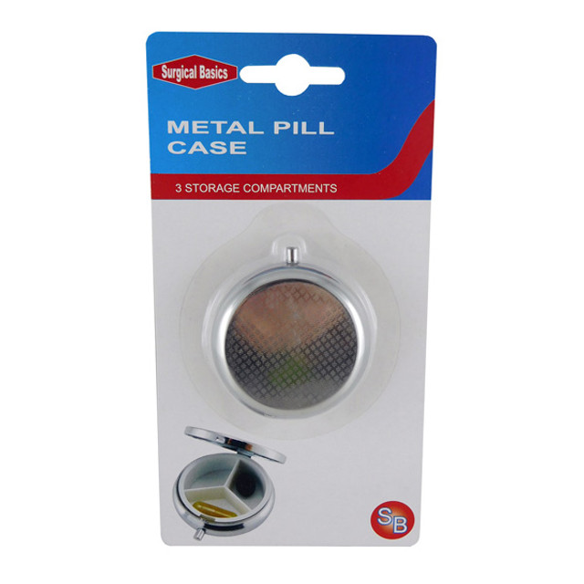 Surgical Basics Metal Pill Case