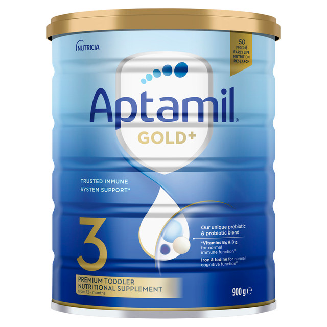 Aptamil Gold+ 3 Premium Toddler Nutritional Supplement From 12+ Months 900g