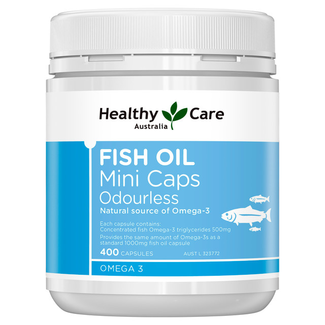 Healthy Care Australia Fish Oil Odourless Omega 3 400 capsules