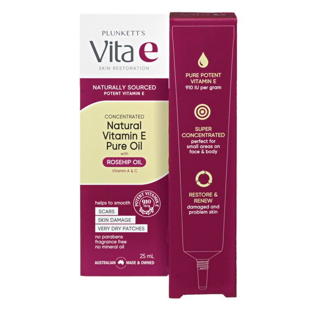 Plunkett's Vita E Natural Vitamin E Pure Oil 25mL