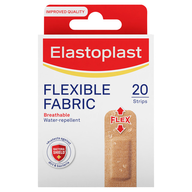 Elastoplast Flexible Fabric Strips 20 Pack Elastoplast Flexible Fabric Strips 20 Pack