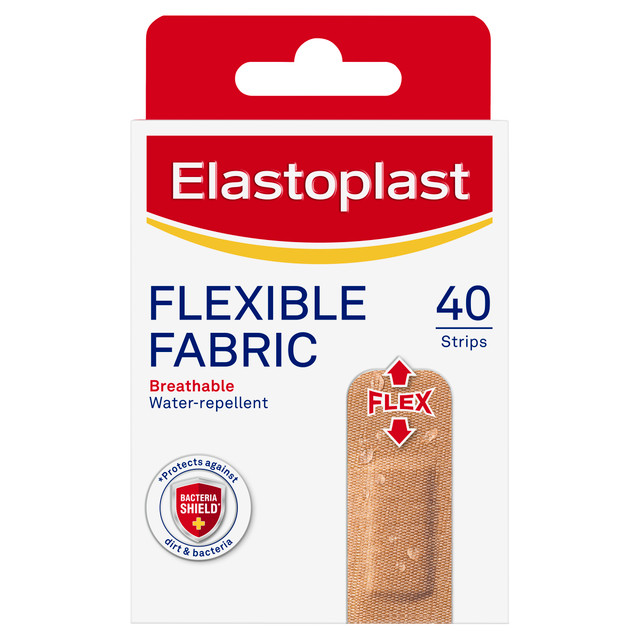 Elastoplast Flexible Fabric 40 Pack Elastoplast Flexible Fabric 40 Pack