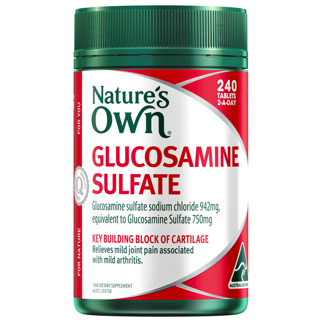 Nature's Own Glucosamine Sulfate 240 Tablets Nature's Own Glucosamine Sulfate 240 Tablets