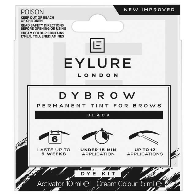 Eylure Dybrow Permanent Tint Black 15mL