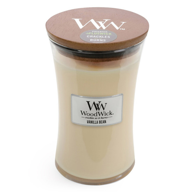 Woodwick Large Vanilla Bean Scented Candle