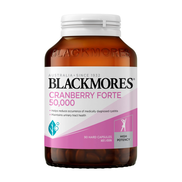 Blackmores Cranberry Forte 50,000 90 Hard Capsules Blackmores Cranberry Forte 50,000 90 Hard Capsules