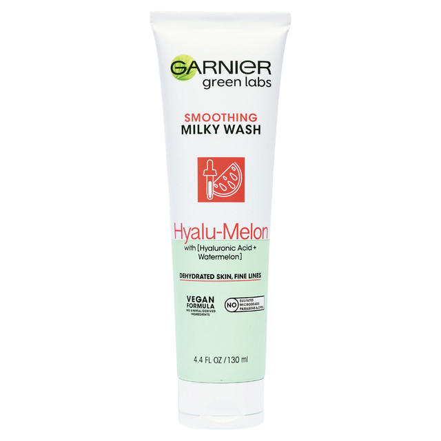 Garnier Green Labs Hyalu-Melon Smoothing Milky Cleanser 130mL