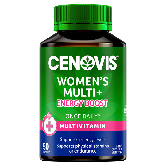 Cenovis Women's Multi + Energy Boost  50 Capsules