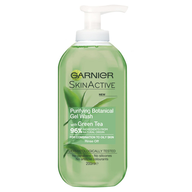 Garnier Naturals Purifying Gel Wash With Green Tea 200ml
