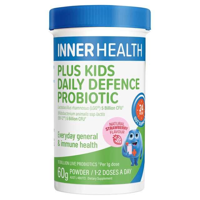 Inner Health Plus Kids Daily Defence Probiotic 60g Powder Inner Health Plus Kids Daily Defence Probiotic 60g Powder