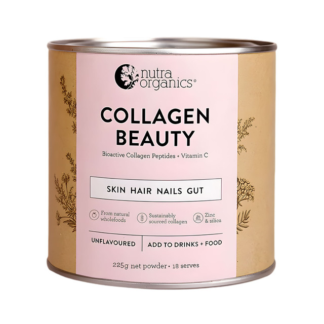 Nutra Organics Collagen Beauty With Verisol + Vitamin C 225g Nutra Organics Collagen Beauty With Verisol + Vitamin C 225g