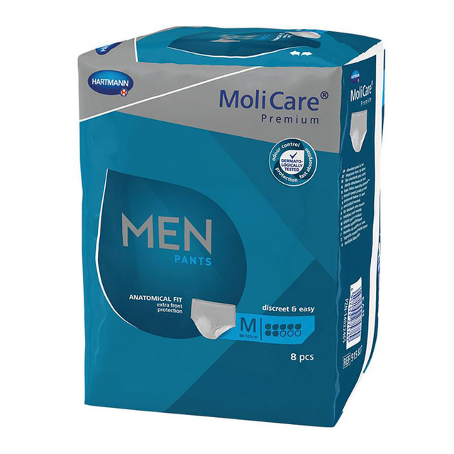Molicare Premium Mens Pants 7D Medium 8 Pack