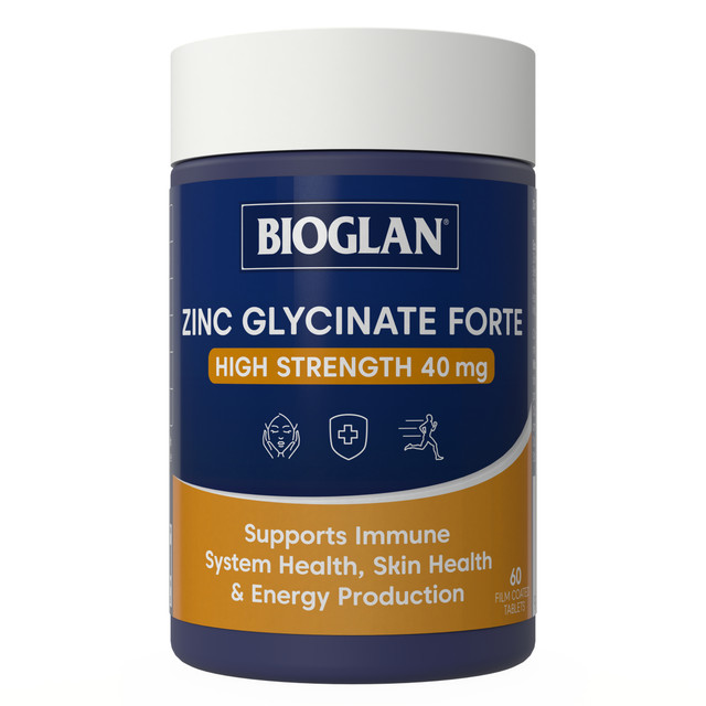 Bioglan Zinc Glycinate Forte High Strength 40mg