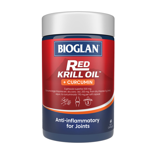 Bioglan Red Krill Oil Plus Curcumin 60s